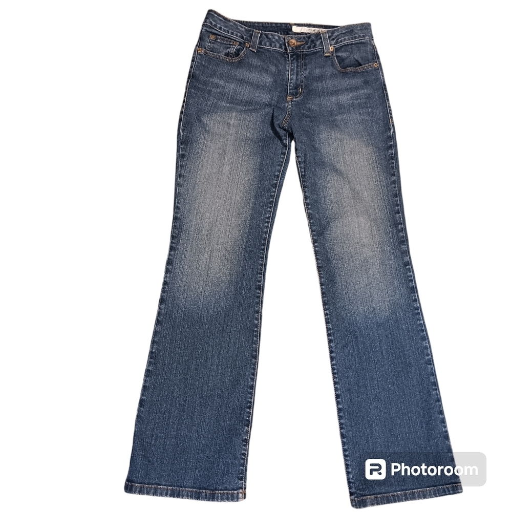 DKNY Jeans Y2K Women's Size 12 Mid-Rise Normal Straight Stretch Zip & Button